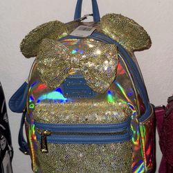 Gold Loungfly new with tags