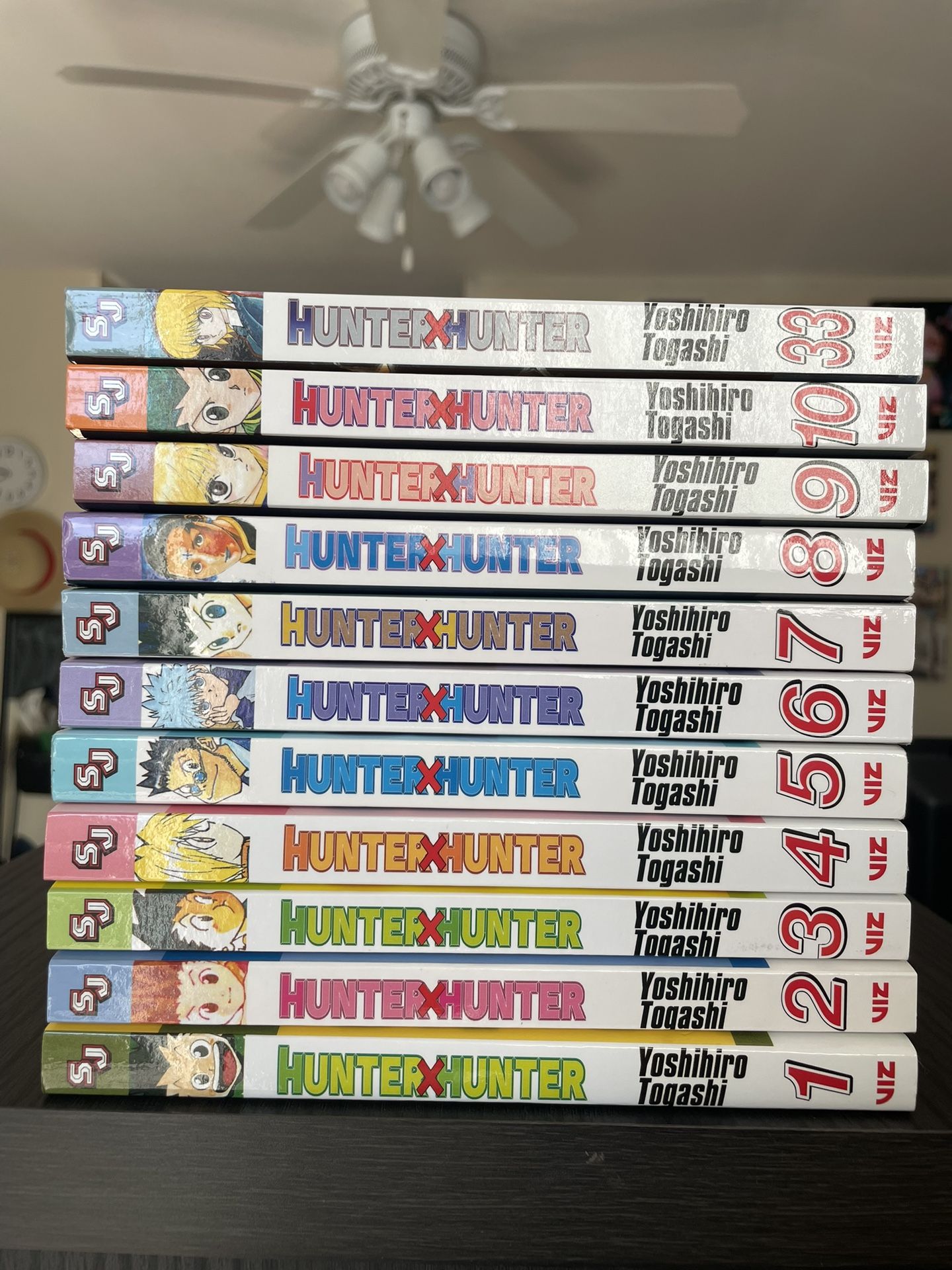 Hunter x Hunter manga 1 10 & 33