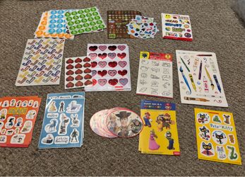 1000’s of stickers-misc- Teacher, student, reward, parents