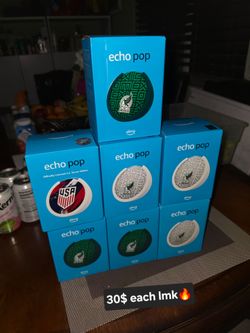 Amazon Echo Pop Soccer Edition Smart Speaker