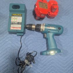 Makita 6343D 18V Cordless 1/2-in. Drill/Driver W/ 2 Charger ONLY