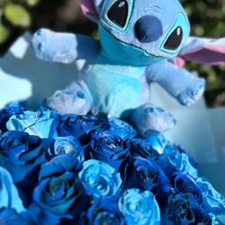 Stitch Bouquet Ramo Azul