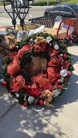 Huge Christmas wreath