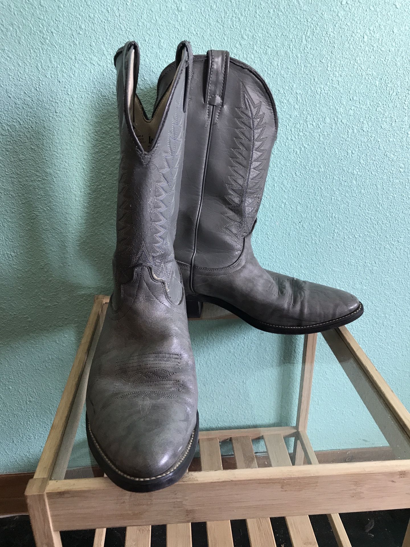 Laredo Cowboy Boot Size 11 - Grey - Men