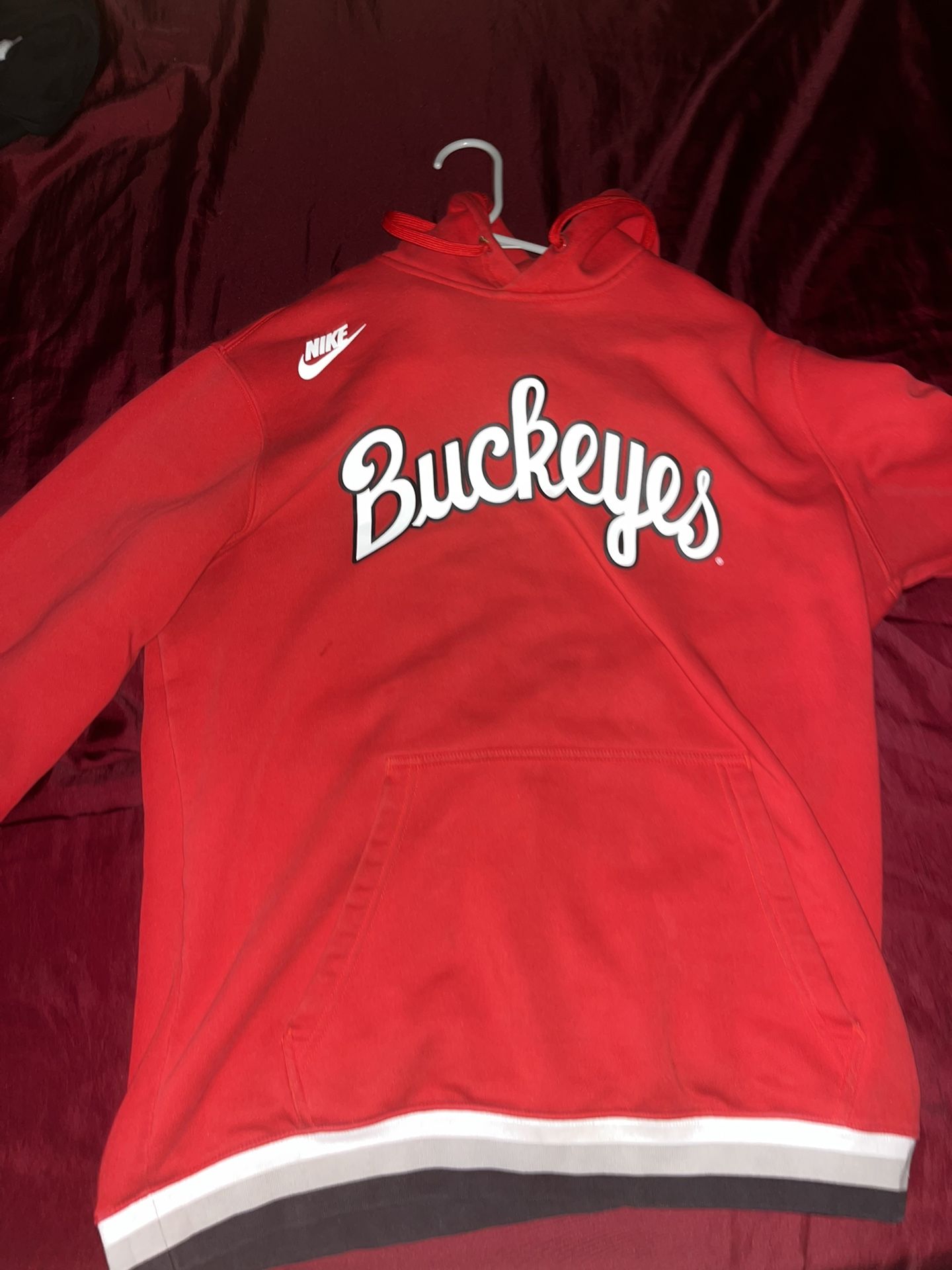 Nike Men's Ohio State Buckeyes Retro Club Fleece Pullover Hoodie