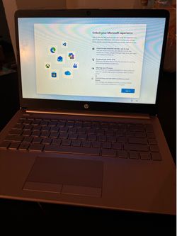 Pink HP laptop