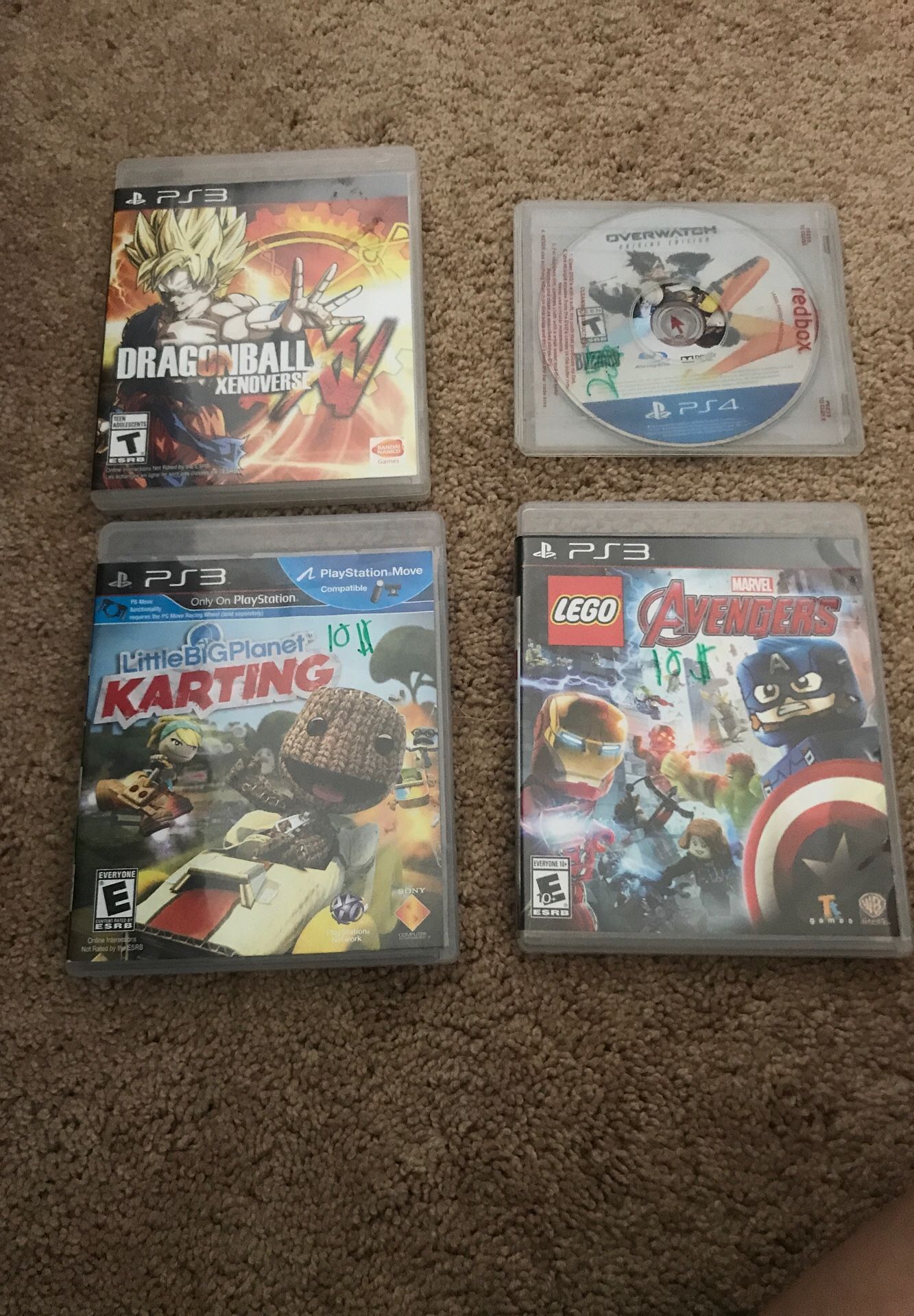 PS4 and ps3 games