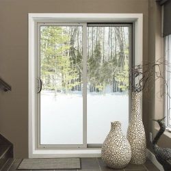 72x96 Glass Sliding Doors With Screen 