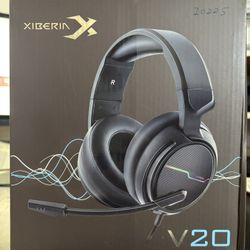 Xiberia V20 Wired Gaming Headset USB 7.1 Surround Sound Gaming Headset for PC