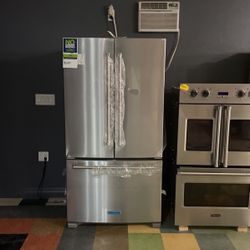 New Kitchen Aid Counter Depth Bottom Freezer Refrigerator‼️‼️