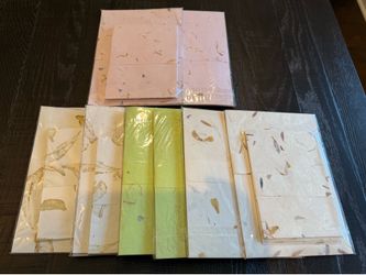 Handmade Japanese Style Stationery Set with Envelopes