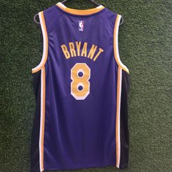 Los Angeles Lakers Kobe Bryant #8 Purple/Yellow Basketball Jersey