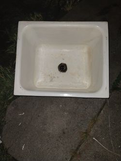 Vintage Cast Iron Sink