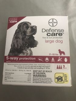 Bayer flea and tick large dog protection .3 pack