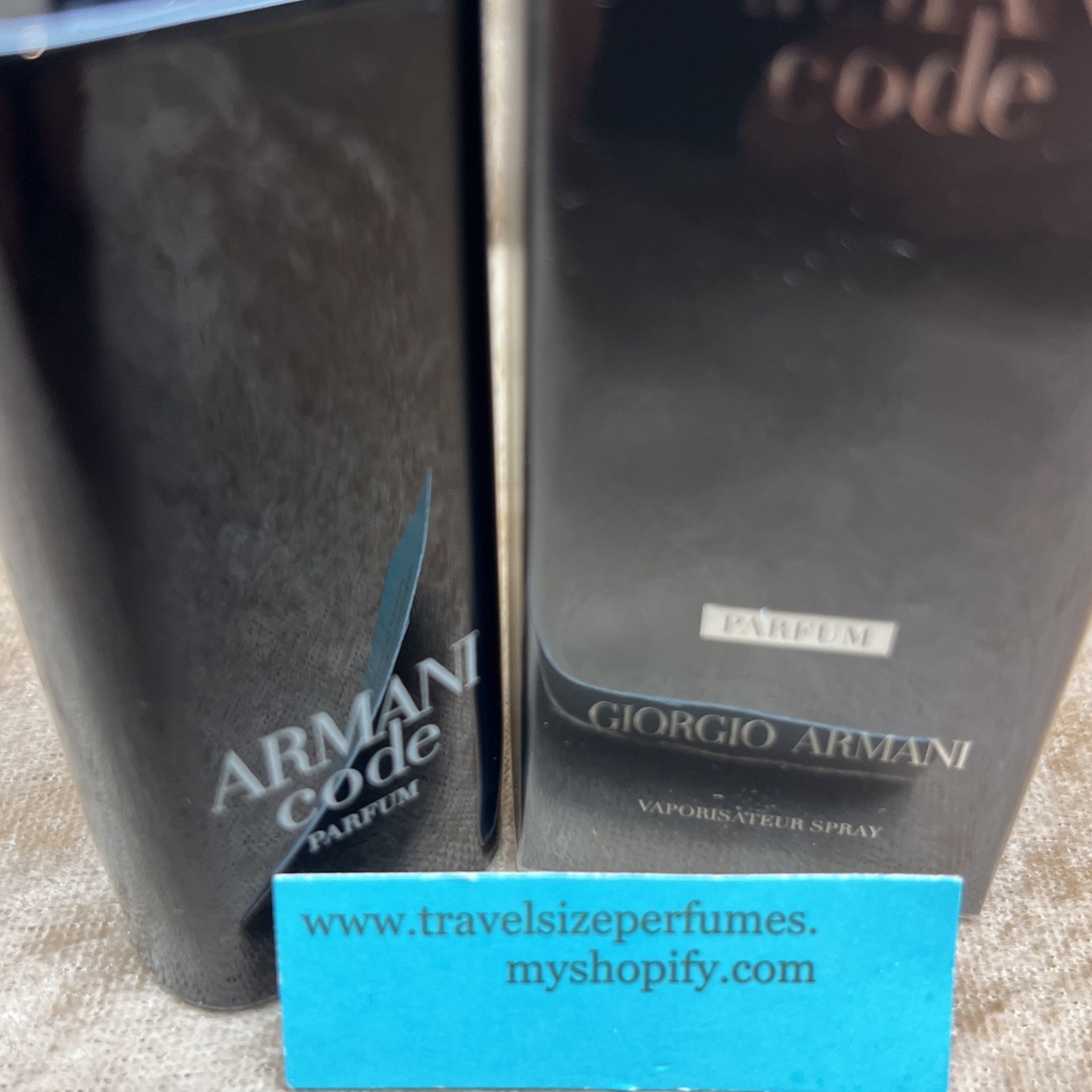 Armani Code Giorgio Armani Parfum For Men 0.5 Fl. Oz. 15 Ml. Travel Size Spray. for Sale in Sugar Land TX OfferUp