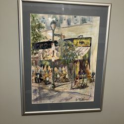 Beautiful Framed Artwork Piece !