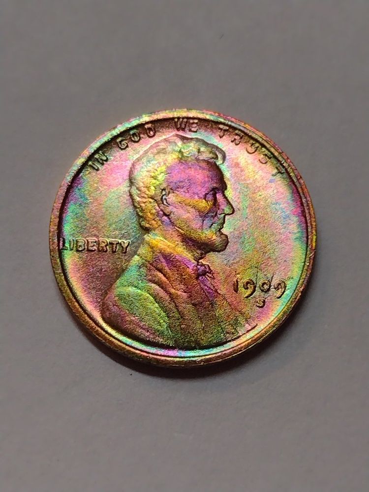 RARE GREAT US LINCOLN PENNY ** 1909s ** STATUS ART NOVELTY & SOUVENIRS.