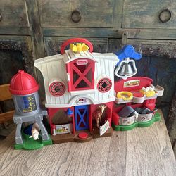 Little people caring for family farm