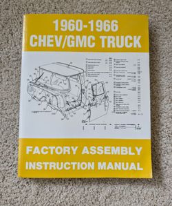1(contact info removed) Chevy/GMC Truck Factory Assembly Instruction Manual