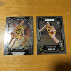 Caitlin Clark 2024 Panini Prizm Draft Picks Rookie Cards