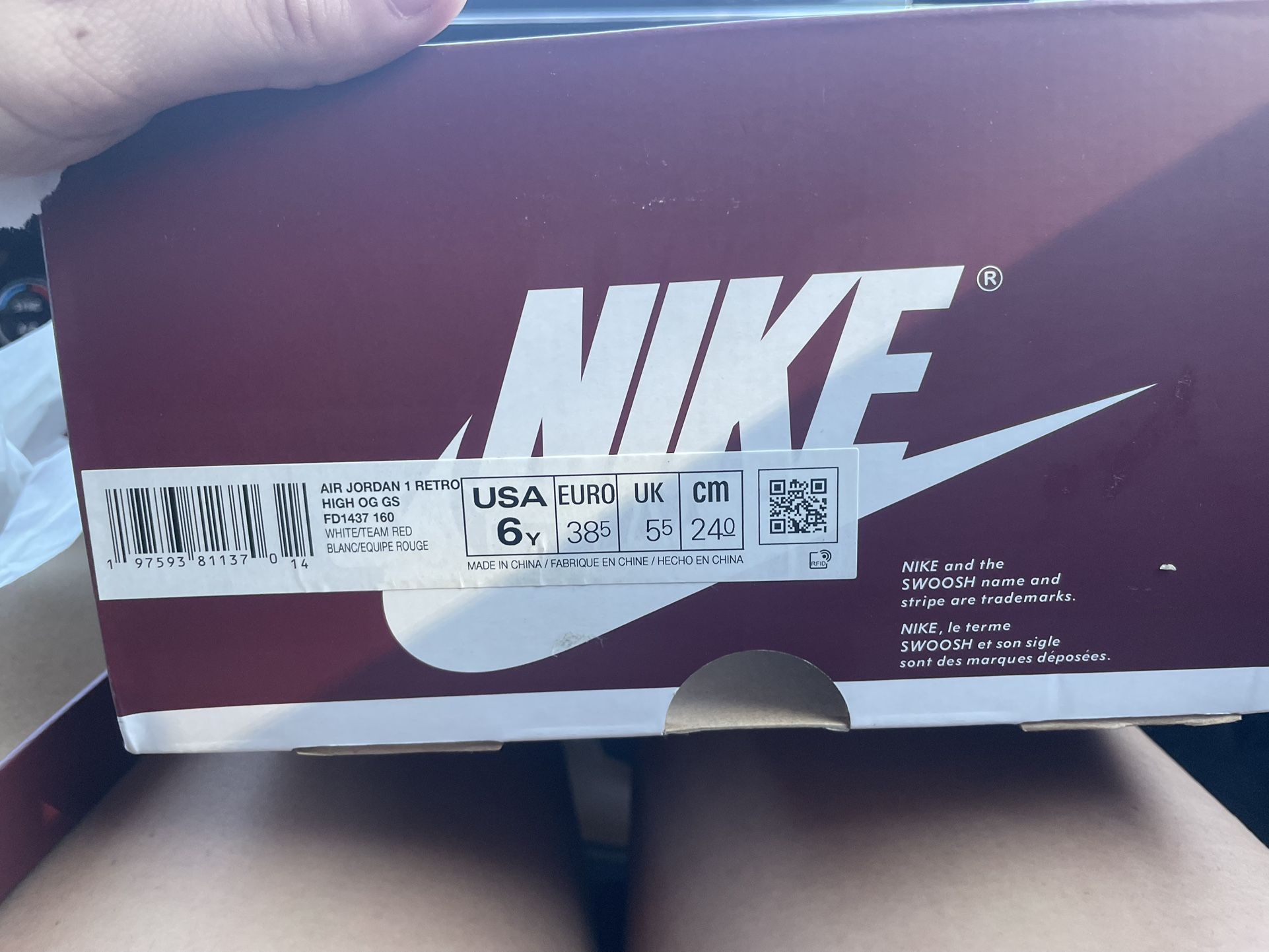 Air Jordan 1 Retro High Og Gs