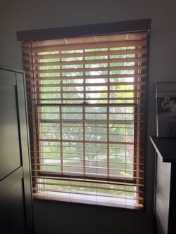 Brown Wooden Blinds