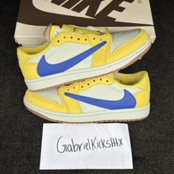 Air Jordan 1 Low Travis Scott Canary