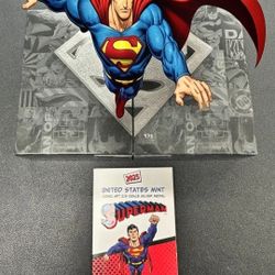 2 1/5 OUNCE SUPER MAN 999.9 SILVER 