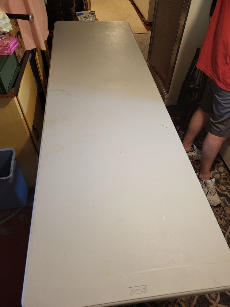  8-foot folding table