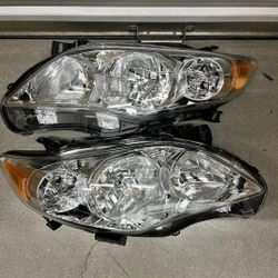 11-13 Toyota Corolla Headlights Luces Micas Calaveras Faros Faroles Focos  Headlamps 