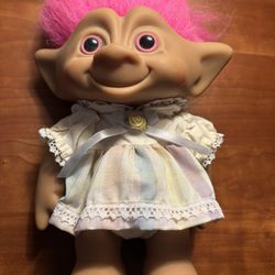 Vintage Large Troll Doll