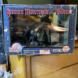 German motorcycle with sidecar