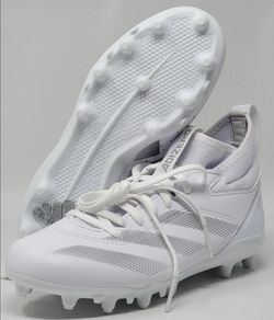 Brand New Adidas Adizero Impact.2 White Football Cleats Youth Kids Sizes 1, 2.5, 5, 6