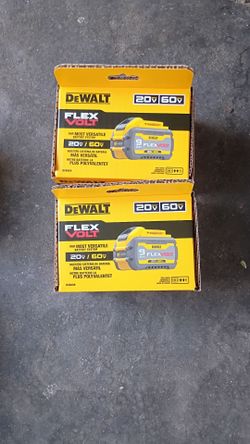 DeWalt flexvolt 9AH 159 each