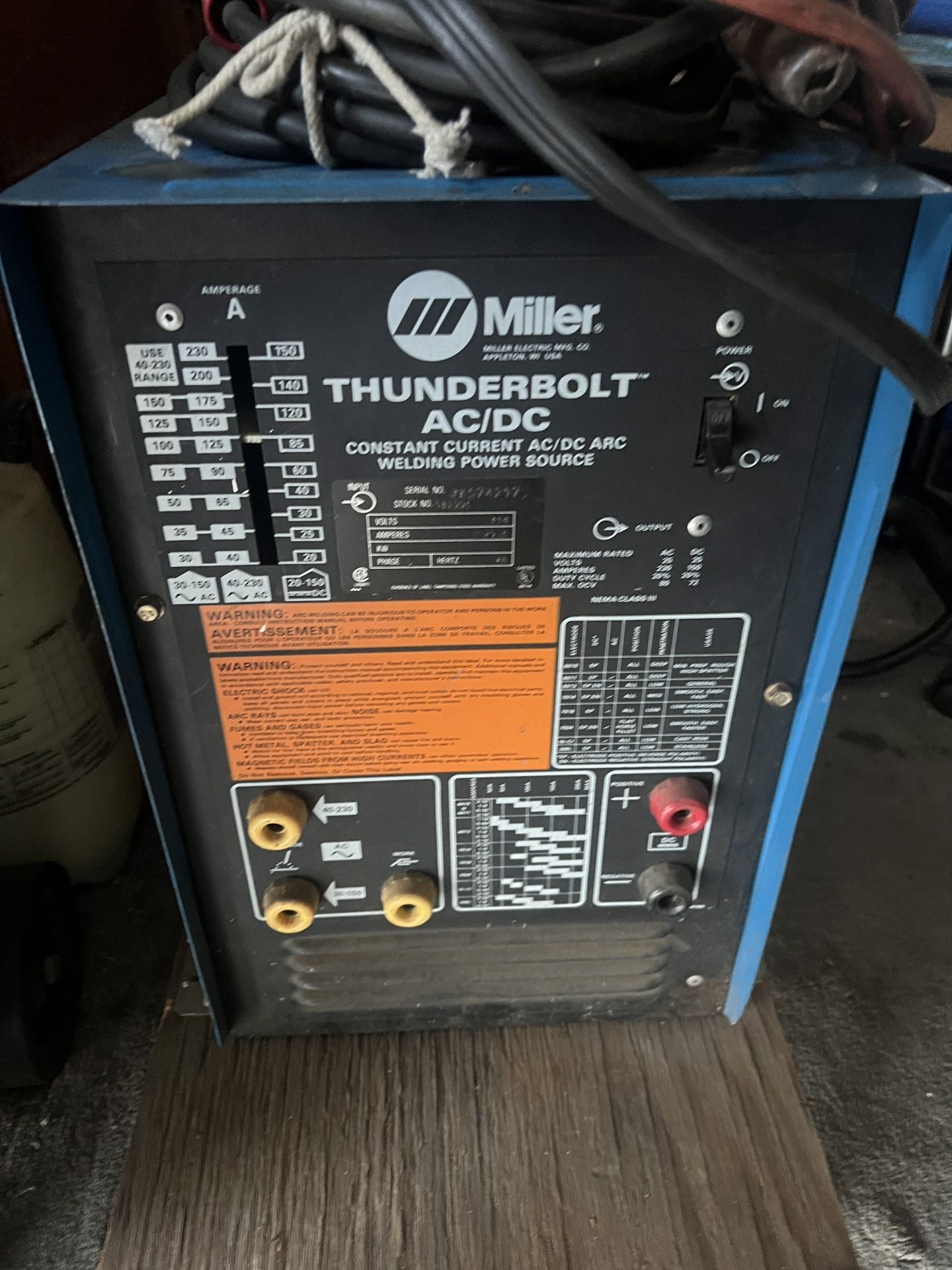 Miller welder