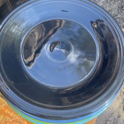 Set Of 10 Fiestaware Homer Laughlin 10 1/2 Inch Dinner Plates