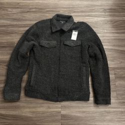 John Varvatos Black Wool Jacket 