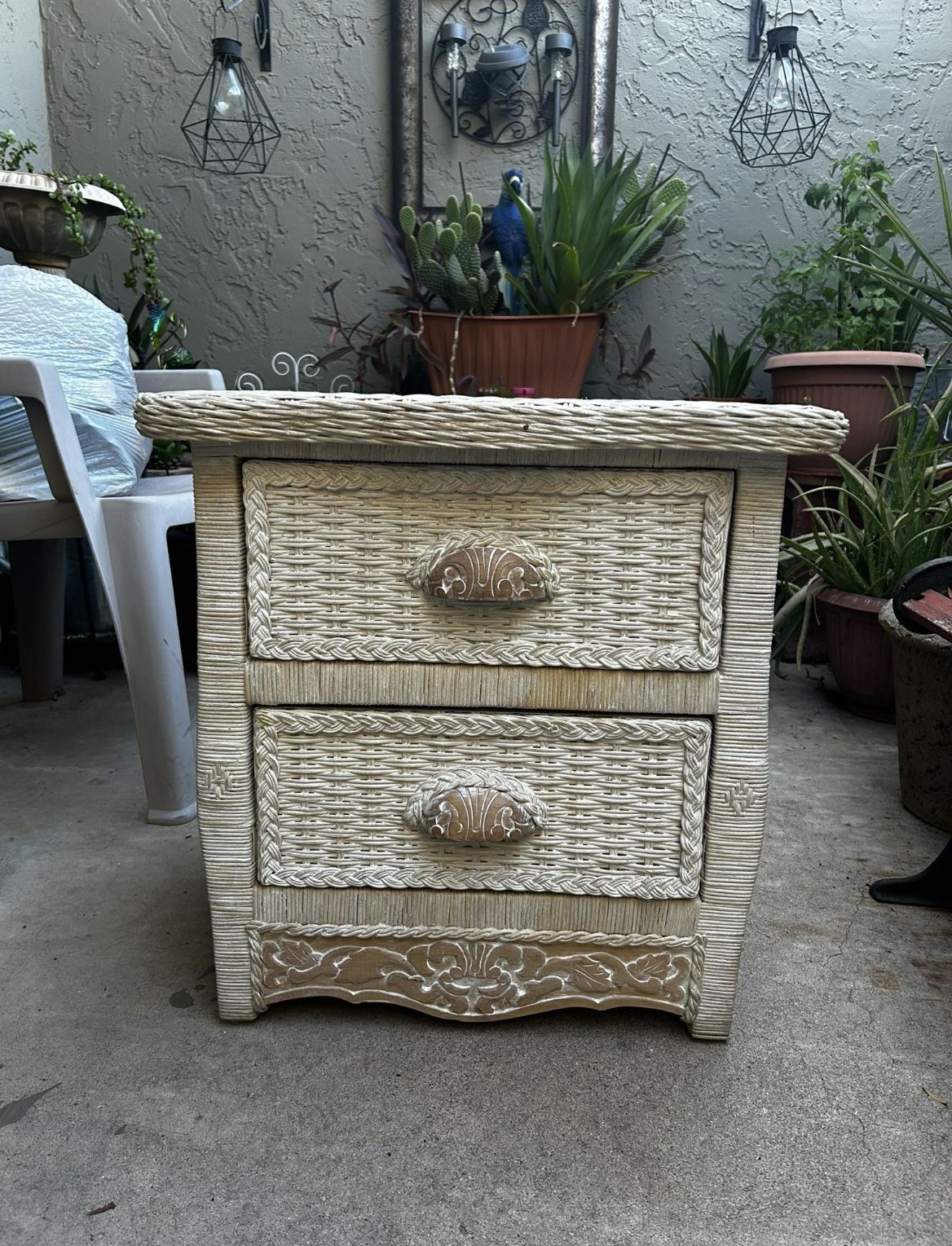 Pier 1 Jamaica Collection Wicker Nightstand $100 OBO