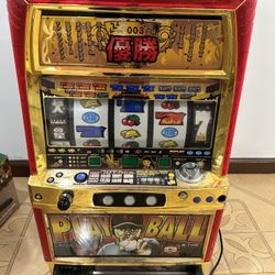 Japanese Pachislo Slot Machine – Play Ball – Works – Game Room