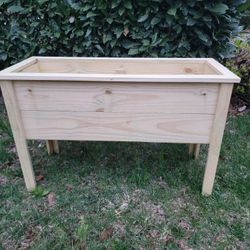 Pt Pine Raised Cedar Box (37" X 15" X 24" Tall) 