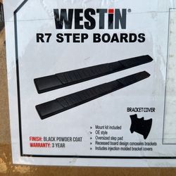 2019 2020 Silverado GMC Sierra 1500 WESTIN Running Boards R7 Nerf Step Bars