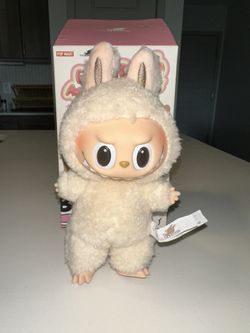 Popmart Labubu Key Chai Soymilk
