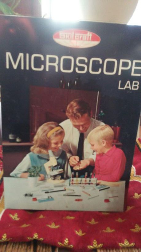 Vtg Microscope