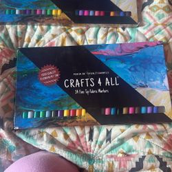 24  Crafts 4 all Fine Point Tip Fabric Markers