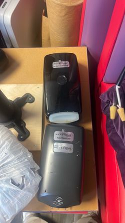 Soap dispenser and hand sanitizer