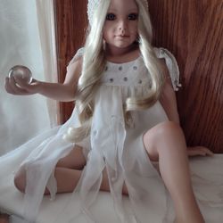 Large porcelain doll