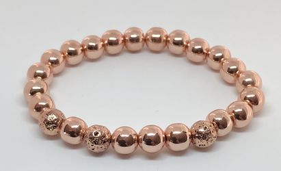 Rose Gold Hematite Bracelet