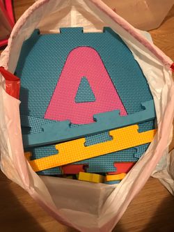 Mat letters for babys