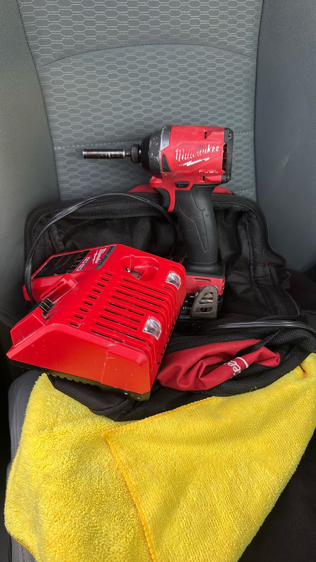 Milwaukee Impact Brushless Battery Nd Charger Nd Bag!!