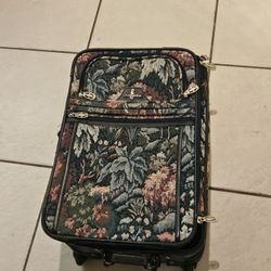 Vintage Floral Atlantic Suitcase Price Negotiable 